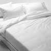 宾馆酒店纯棉四件套白色简约床上用品1.8米床纯色简约夏季床单式