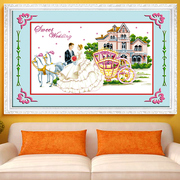 十字绣甜蜜婚礼玫瑰浪漫人物，大幅客厅十字绣，画印花系列结婚礼