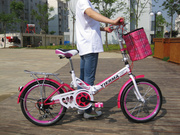20寸折叠自行车单车折叠车，6速变速自行车女式男式