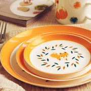 芊芊家西餐盘简约创意牛排盘子碟子骨碟水果盘陶瓷餐具平盘