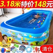 游泳池家用儿童大人充气宝宝小孩子婴儿加厚超大家庭戏水池洗澡桶