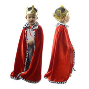 六一儿童演出服装男童国王装扮王子披风罗马战士骑士拿破仑披风
