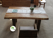 桌子榆木家具全实木书桌，中式书桌老榆木，小书桌北京家具订做