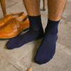 出口日本欧洲经典男士天然有机棉纯棉中统袜商务袜运动长袜四季穿