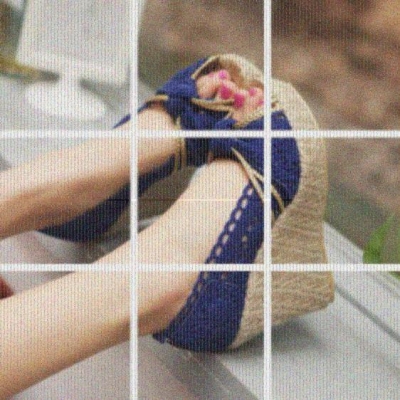 2015夏季女鞋 时尚蕾丝休闲镂空鱼嘴高跟坡跟防水台凉鞋