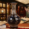 景德镇陶瓷器欧式颜色釉陶艺，豹纹花瓶现代客厅，台面家居装饰摆件