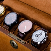 高档欧式复古木质高档手表盒子只装手表展示盒首饰手链盒收纳盒6