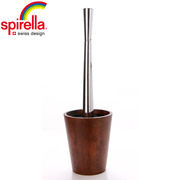 spirella丝普瑞创意胡桃木卫浴，马桶刷套装卫生间，厕所刷清洁欧式