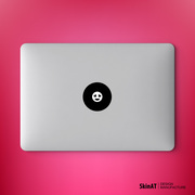SkinAT MacBook创意局部个性装饰贴膜Air/Pro电脑潮流LOGO小贴纸