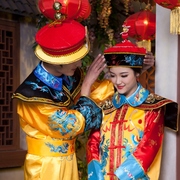 清朝皇帝装清朝古装演出服，皇帝皇后龙袍，服装汉武帝龙袍唐龙汉服