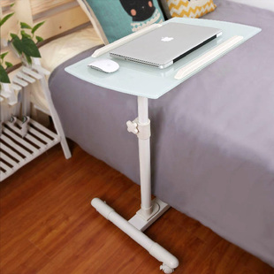 虎爸爸懒人笔记本电脑桌床上用护理桌车用折叠移动升降床边桌