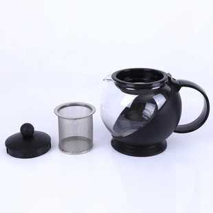 雅风加厚玻璃茶壶不锈钢过滤内胆泡茶壶耐高温大容量水壶花草茶具