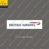 英国航空民航标志个性矩形，贴纸r0imowa行李箱贴车贴