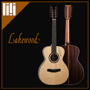 德国lakewood雷克梧德m-31cp12弦，木吉他电箱全单民谣吉他