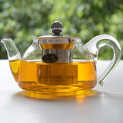 雅风耐高温玻璃茶壶大小家用泡茶壶不锈钢过滤玻璃茶具加厚花茶壶