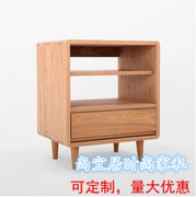 实木家具简约日式现代北欧田园环保橡木床头柜边柜卧室家居