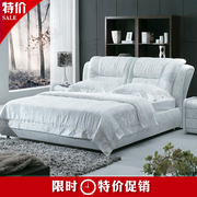 品牌双人床真皮床，家具1.51.8米现代软体床皮艺软床
