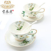 莹辰达骨瓷咖啡杯套装，欧式陶瓷创意简约下午茶，茶具套装可爱红茶杯