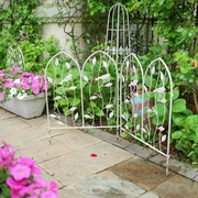 欧式铁艺小栅栏篱笆围栏花架围挡花园田园隔断