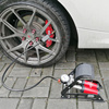 欧耐车载充气泵脚踏便携式打气筒汽车轮胎脚踩双缸小轿车用打气泵