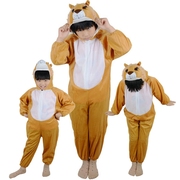 动物造型舞蹈服儿童舞台，演出服装连体狮子服装儿童表演服