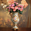 欧式复古花瓶客厅插花花器，家居装饰餐桌欧式创意玄关摆件套装
