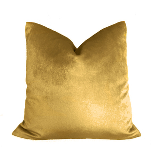 金色抱枕古铜色靠垫绒布，双面抱枕腰枕亮色，样板房咖啡馆轻奢复古