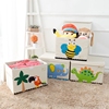儿童卡通收纳箱牛津布可折叠整理箱布艺大号被子玩具衣物储物箱盒