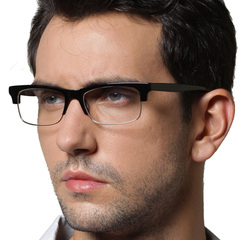柳川复古大框板材眼镜框架男配眼镜