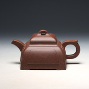 明理茶艺 丁益民全手工方器（305CC觚菱壶）宜兴紫砂茶壶