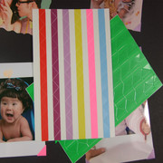韩国创意diy家庭相册影集拍立得老照片固定角贴手工配件102枚
