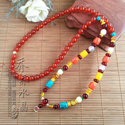 红玛瑙民族风水晶，毛衣项链泰国蝴蝶，佛牌挂链可其他款式