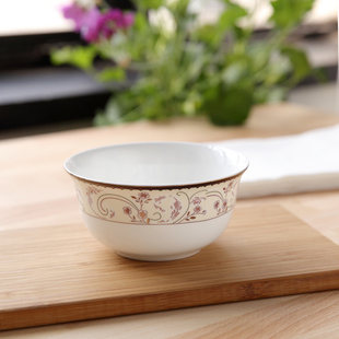 骨瓷碗米饭碗陶瓷碗餐具家用瓷碗饭碗面碗汤碗沙拉碗流金岁月