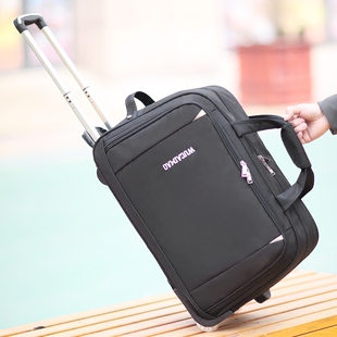 旅行包女手提拉杆包男大容量行李包防水(包防水)折叠登机包潮新韩版旅游包