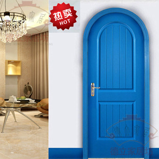 g82拱形门弧型门拱形门套地中海，风格实木复合烤漆门室内门套装门