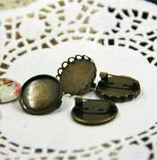 时光宝石胸针胸章diy饰品，配件材料复古手工滴胶材料，包制作(包制作)森