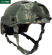 美军战术头盔 军迷FAST标准PJ款迷彩野战CS 骑行攀岩登山户外头盔