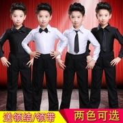 少儿男童拉丁舞蹈演出服，儿童标准考级，服专业比赛服男孩拉丁表演服