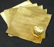金色12*12cm10元100张 巧克力锡纸铝箔纸金箔纸无铅锡箔纸