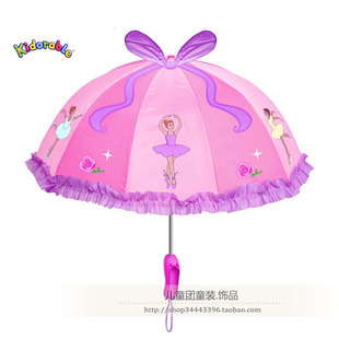儿童雨伞出口kidorable芭蕾公主，女童雨伞幼儿宝宝公主伞遮阳童伞