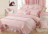 韩式四件套粉红蓝色碎花，田园公主全棉，床裙婚庆床上用品