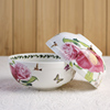 出口韩式骨质瓷碗环保骨瓷，田园风餐具，满4个5.5寸韩式陶瓷面碗