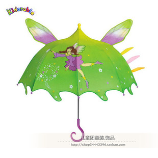 y+出口美国kidorable超仙花仙子，立体造型儿童雨伞，宝宝晴雨两用伞