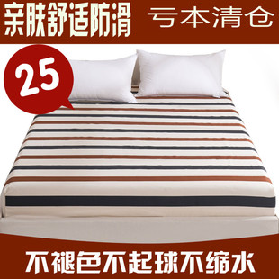 床笠单件床罩2米2.2m纯棉全棉床套1.35米床垫罩保护套棕垫套薄款