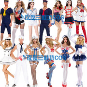多款性感女警海军万圣节服装cosplay水手女兵服成人DS演出连体衣