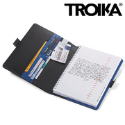 德国troika多功能商务记事本便携会议，记录本高档活页笔记本子带笔