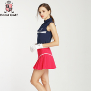 高尔夫球服装女短裙GOLF女装运动裙子韩款时尚透气百褶裙显瘦裤裙