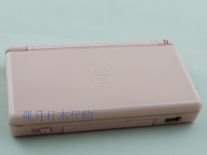 日本版任天堂游戏机NDSL二手粉色8成新下屏