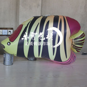 海洋主题派对装饰品 充气海豚气模 充气海洋鱼气模 来图定制气模