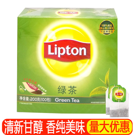 立顿绿茶100袋